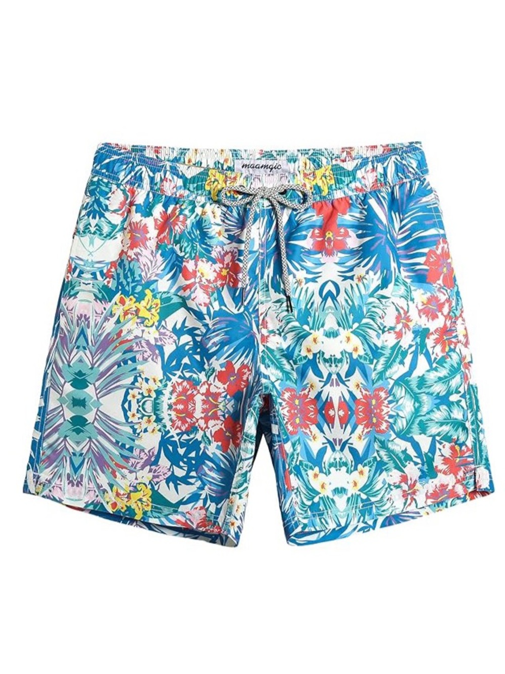 Maamgic Tropical Print Swim Trunks